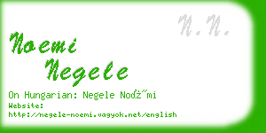 noemi negele business card